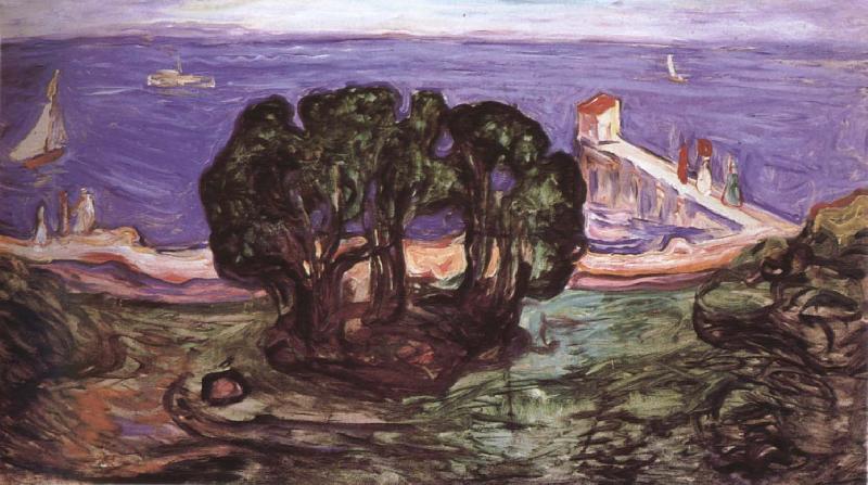 Edvard Munch Sea china oil painting image